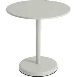 Linear Couchtisch rund 70 x 73 cm, grau