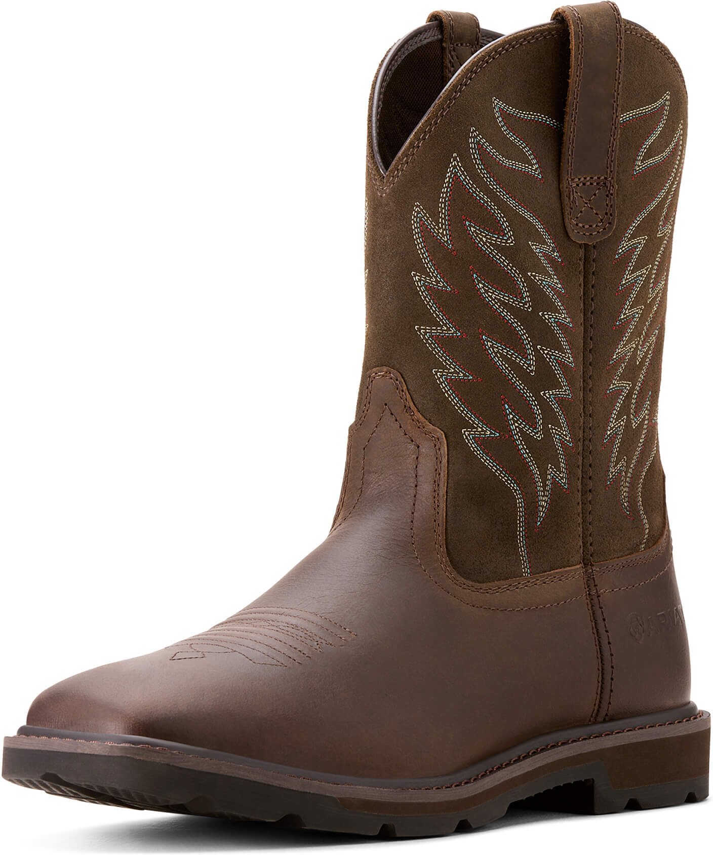 Men's Groundbreaker Work Boots in Brown, Size: 11 EE / Wide by Ariat
