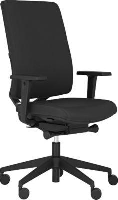 Bürostuhl MONICO OS 2450, Synchronmechanik, mit Armlehnen, Sitzzeit 8+ Stunden, Kunststoff