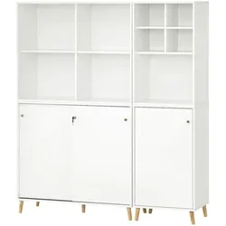 Möbelpartner Möbel-Set »Serie 500«, 5-teilig weiß