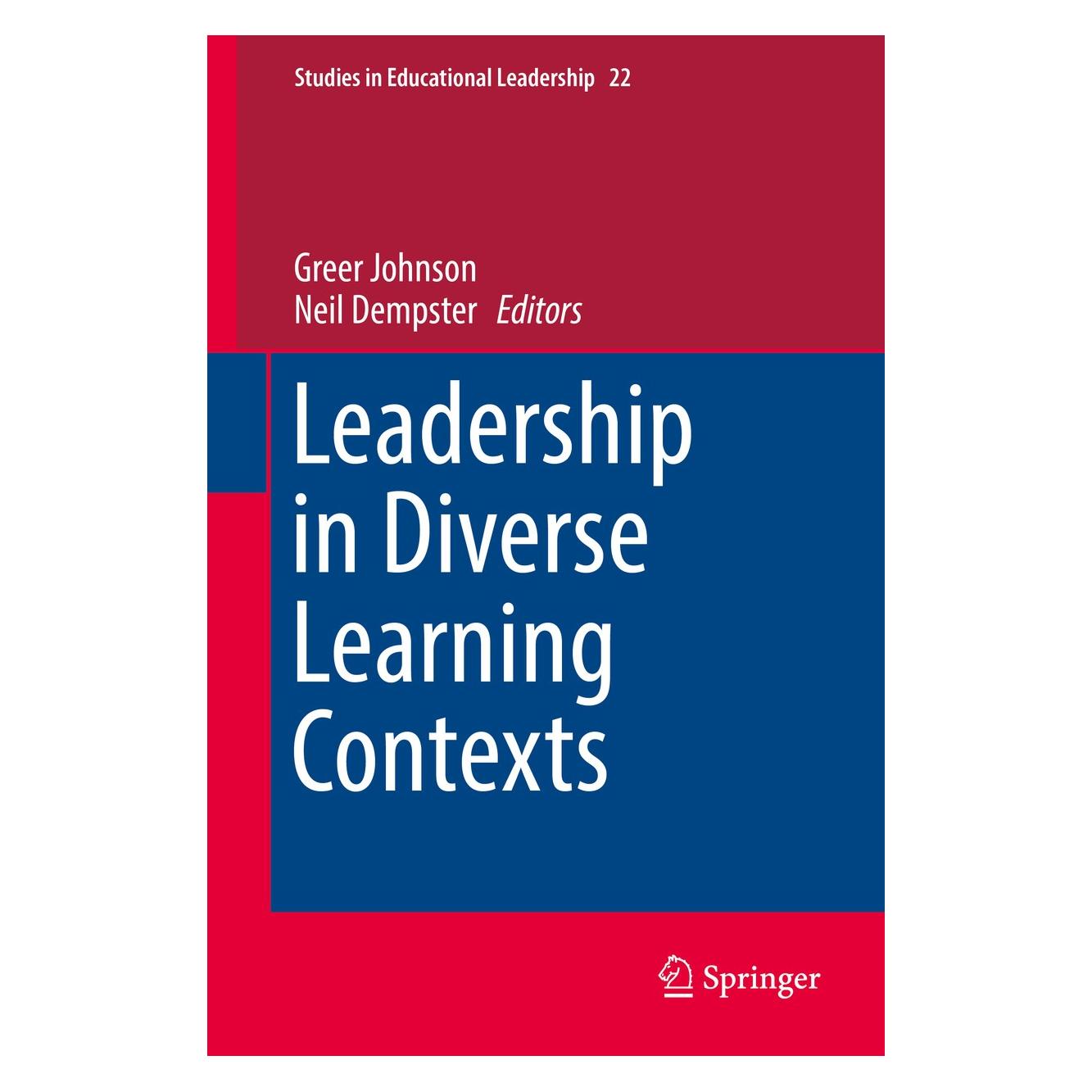 Springer Leadership in Diverse Learning Contexts (Englisch, Hardcover, Greer Johnson, Neil Dempster) (9783319283005)