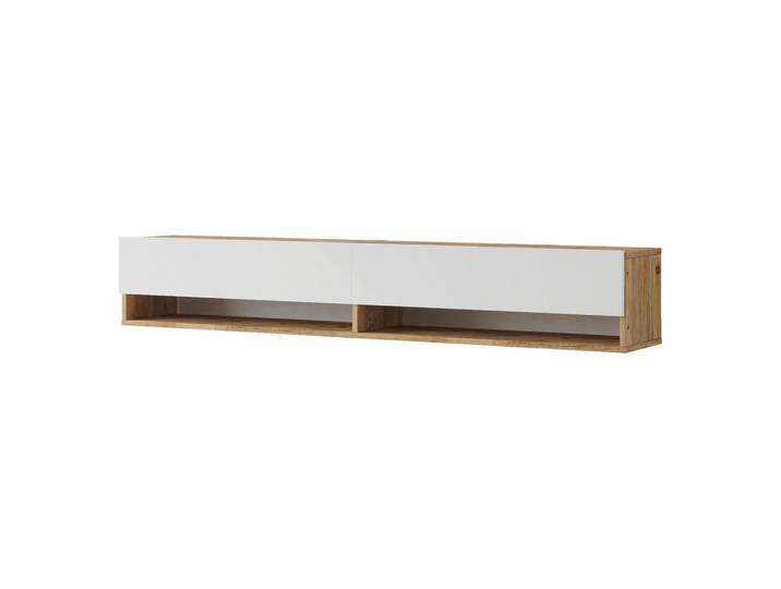[en.casa] Tv-Element Laitila, Weiß, Holzwerkstoff, 180x29.5x31.5 cm, Wohnzimmer, TV Möbel, Lowboards, Lowboards stehend
