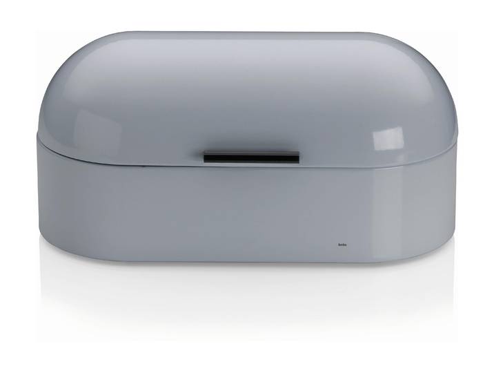 Brotkasten KELA Brotkasten Frisco grau , grau, B:44cm H:22cm L:21,5cm, Metall, Lebensmittelaufbewahrungsbehälter, Brotkasten