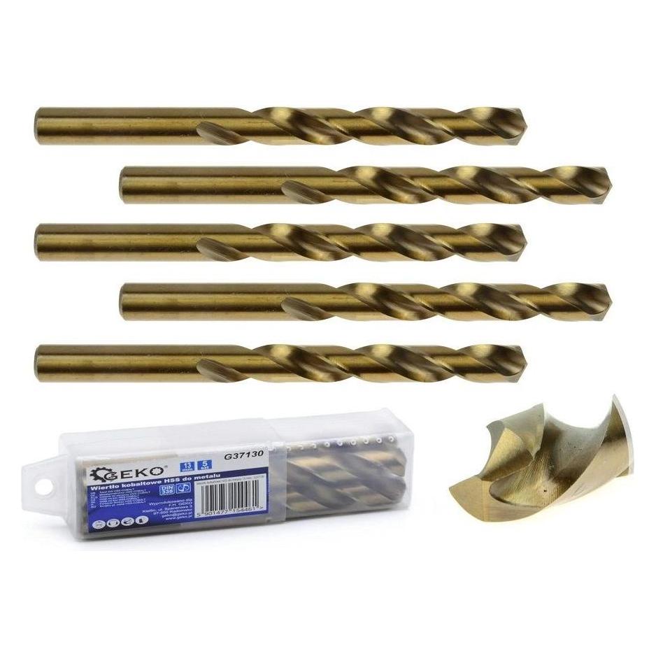 GEKO Bohrer für Metall 11,5 mm HSS, 5er-Pack (11,5 mm) (G37115)