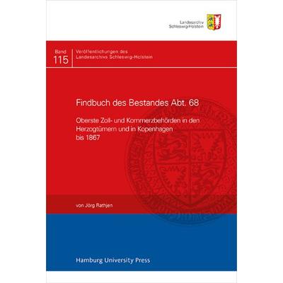 Findbuch des Bestandes Abt. 68, Gebundene Ausgabe von Jörg Rathjen, Hamburg University Press - Staats- und Universitätsbibliothek Hamburg Carl von