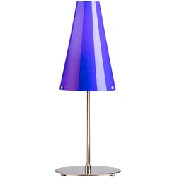 Tecnolumen TLWS 03 Tischleuchte, blaues glas