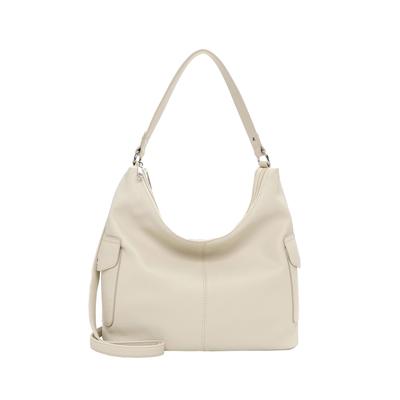 Beuteltasche EMILY & NOAH "Beutel E&N Chartres RUE 09", Damen, Gr. B/H/T: 32cm x 33cm x 13cm 0, beige (beige 400), Polyurethan, Taschen Beuteltasche