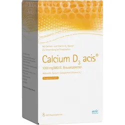 CALCIUM D3 acis 1000 mg/880 I.E. Brausetabletten 100 St