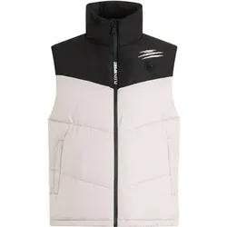 PLEIN SPORT Kurze Weste, Größe 3XL in Beige 06