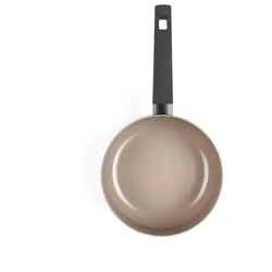 Salter BW14738 Ceramic 5 Piece Pan Set, Pfannenset + Topfset, Schwarz, Beige