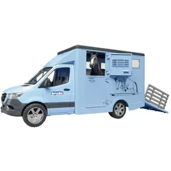 Bruder MB Sprinter Tiertransporter mit 1 Pferd