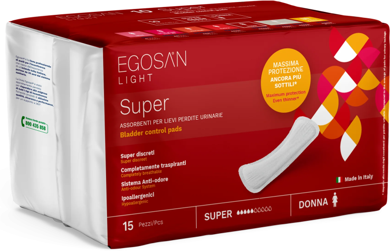 Egosan Light Super - 6 paquets de 15 protections