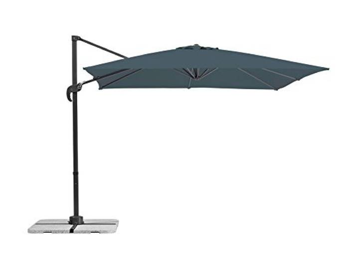 Schneider Sonnenschirm Rhodos Junior, anthrazit, 270 x 270 cm quadratisch, Gestell Alu/Stahl, Bespannung Polyester, 18 kg
