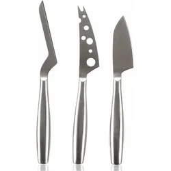 Boska Käsemesser-Set Copenhagen silber Edelstahl 277x143x20mm, Küchenmesser, Silber
