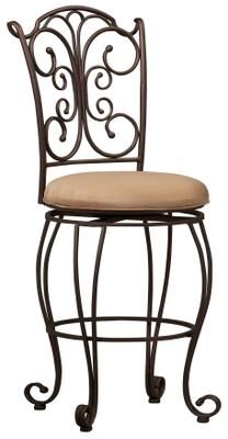 Galena Counter Stool by Linon Home Décor in Powder