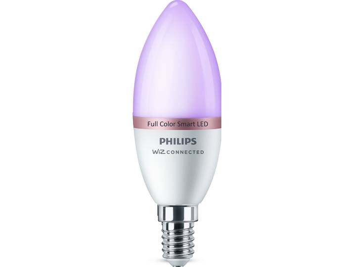 Leuchtmittel WiZ Kunststoff E14 T 3.9 cm 17.5 W - Farbe: weiss - LED - Lichtfarbe: Extra warmweiss - Helles Neutralweiss - LED Leuchtmittel
