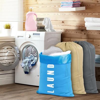 Heavy Duty Laundry Bag Large Capacity Organizer With Drawstring Closure Heavy Duty Laundry Bag Large Capacity Organizer With Drawstring Closure