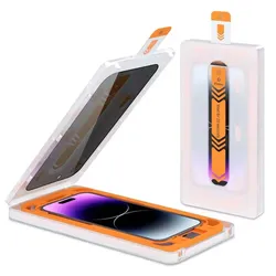 2x Blickschutz 9H Panzerglas für iPhone Air Full Screen Montagehilfe Anti-Spy Sichtschutz Tempered Glass Displayschutzglas Screen-Protector
