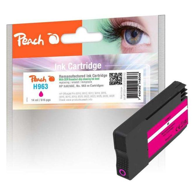 Peach Toner HP No. 963 M, 3JA24AE Magenta (M) (0F321743)