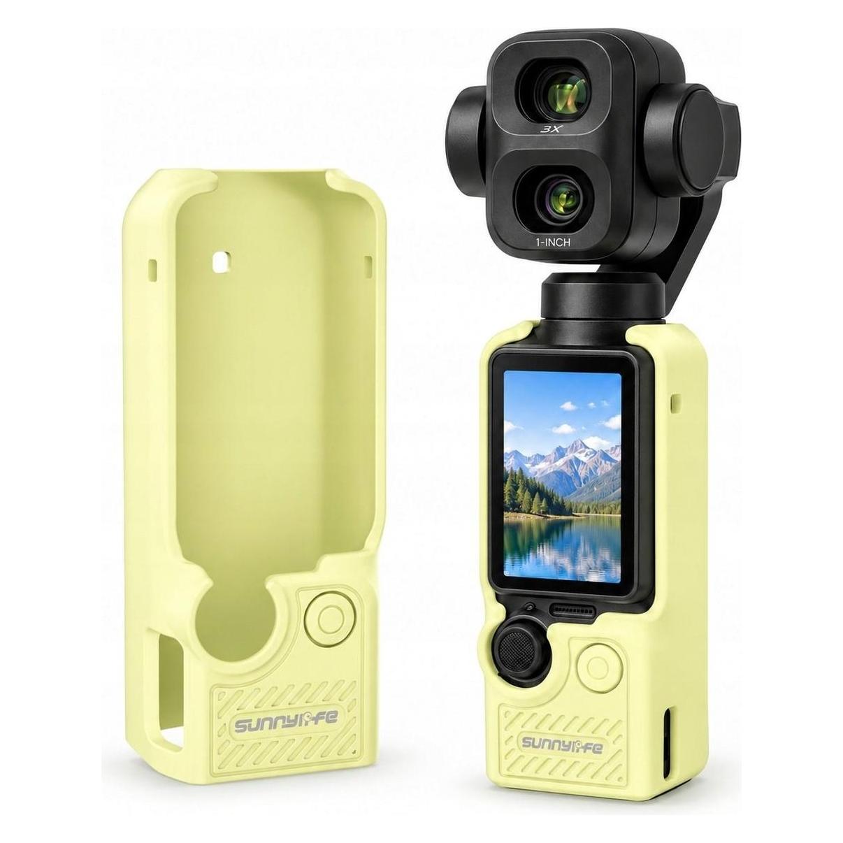 Sunnylife Schutzhülle aus TPU für DJI Osmo Pocket 3 / 4 / 4p / OP4-BHT200-Y / Gelb (78191337)