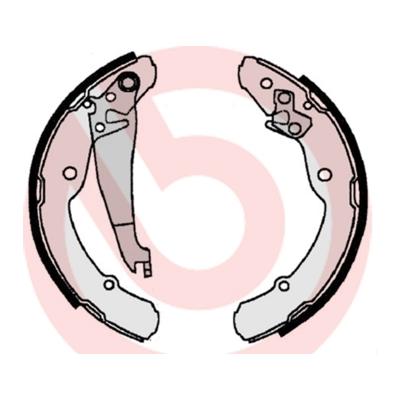 BREMBO Bremsensatz, Trommelbremse 1420-53188 für Skoda VW