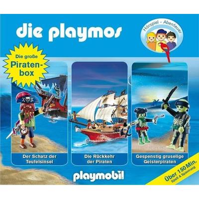 Die Playmos - Die große Piraten-Box,3 Audio-CDs - Simon X. Rost, CD, 9783785745212