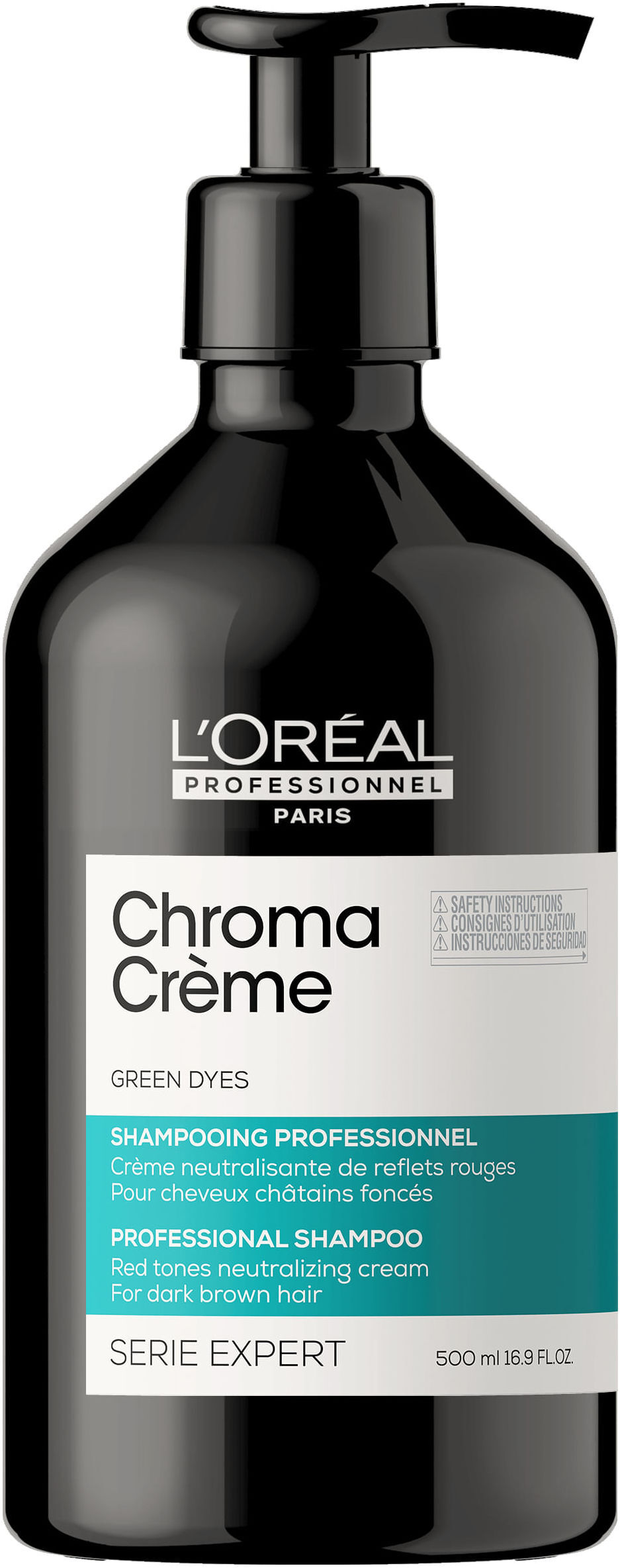 L'Oréal Professionnel Chroma Crème Green Shampoo 500 ml
