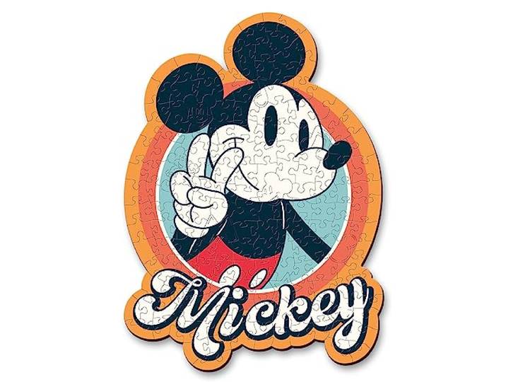 Trefl – Houten contourpuzzels: Disney, Retro Mickey Mouse