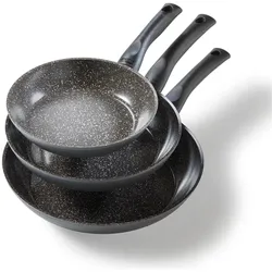 Stoneline Ceramic, Pfannenset + Topfset, Grau