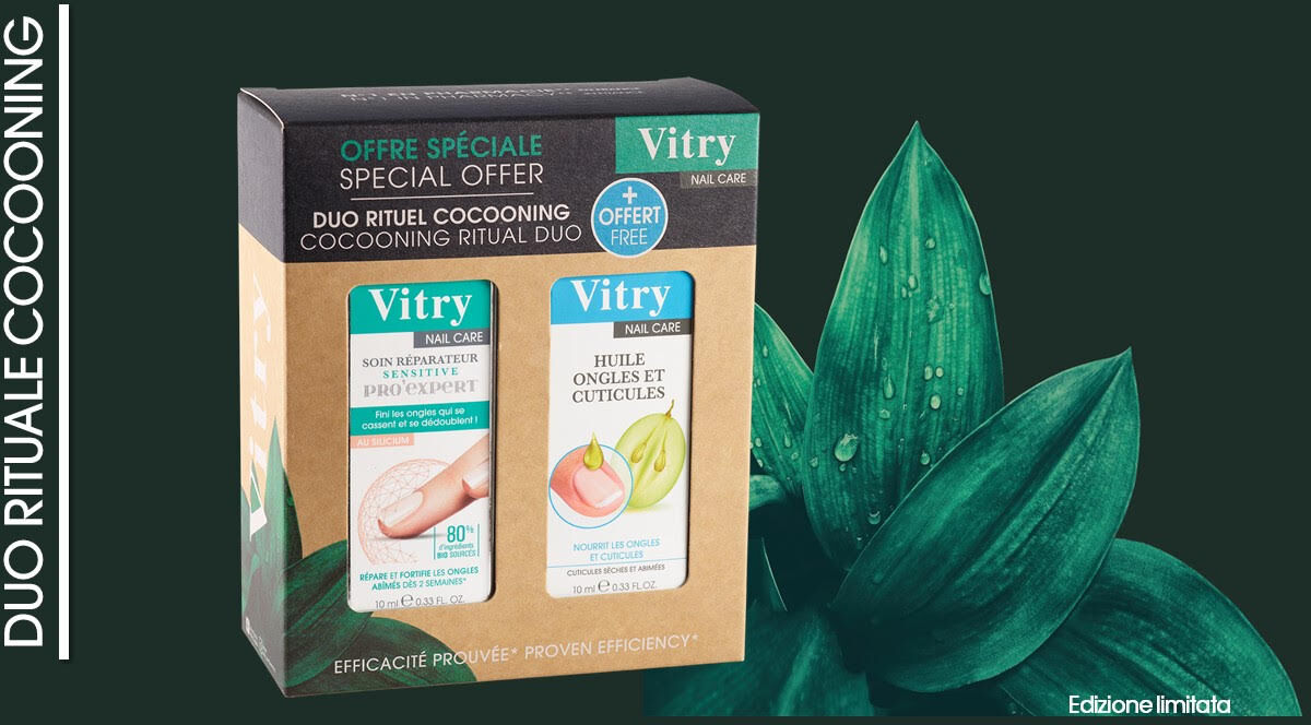Vitry Freres SA DUO UNGHIE NAIL CARE TRATTAMENTO RIPARATORE + OLIO UNGHIE E CUTICOLE