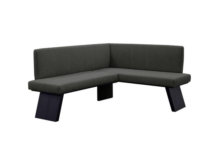 Eckbank, Anthrazit, L-Form, 160x140 cm, Esszimmer, Bänke, Eckbänke