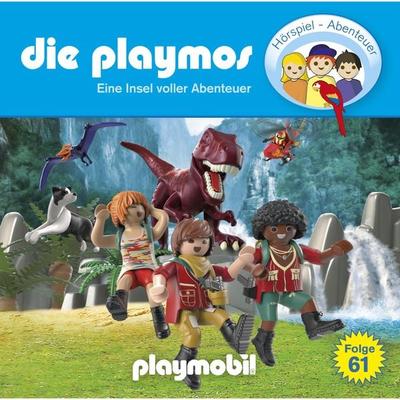 Die Playmos - Das Original Playmobil Hörspiel, Folge 61: Eine Insel voller Abenteuer - Simon X. Rost,Florian Fickel, Audio, 4260229662373