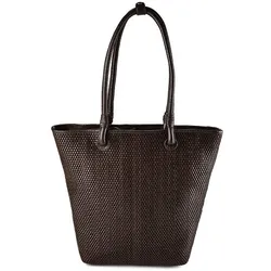 Harbour 2nd Fashion Lights Shopper Tasche Leder 38 cm  braun
