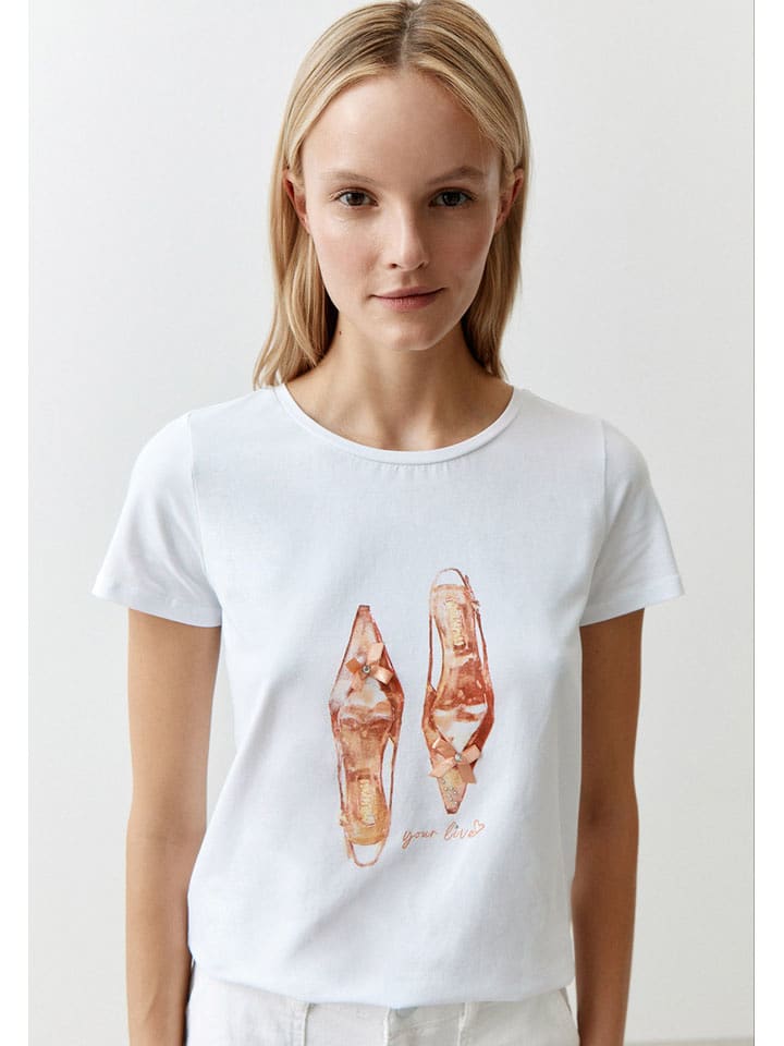 More & More Shirt in Weiß - 42