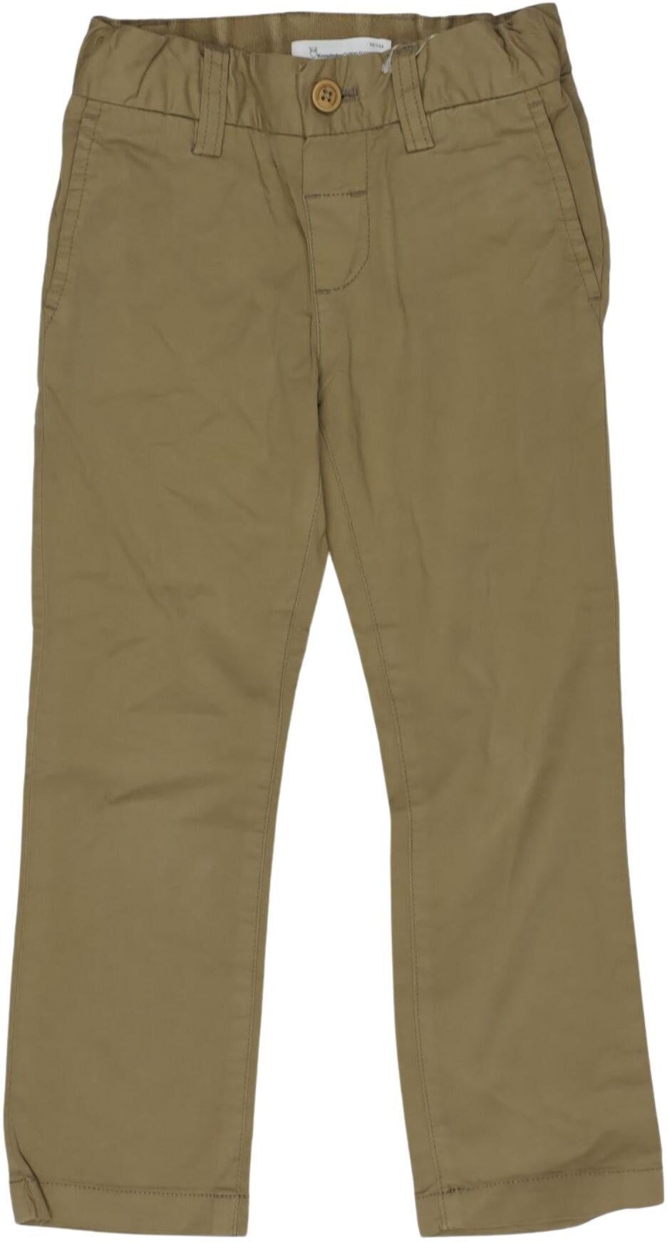 Knowledge Cotton Apparel Jungen Stoffhose, Beige, Gr. EU 98, kein / Etikett - Second Hand