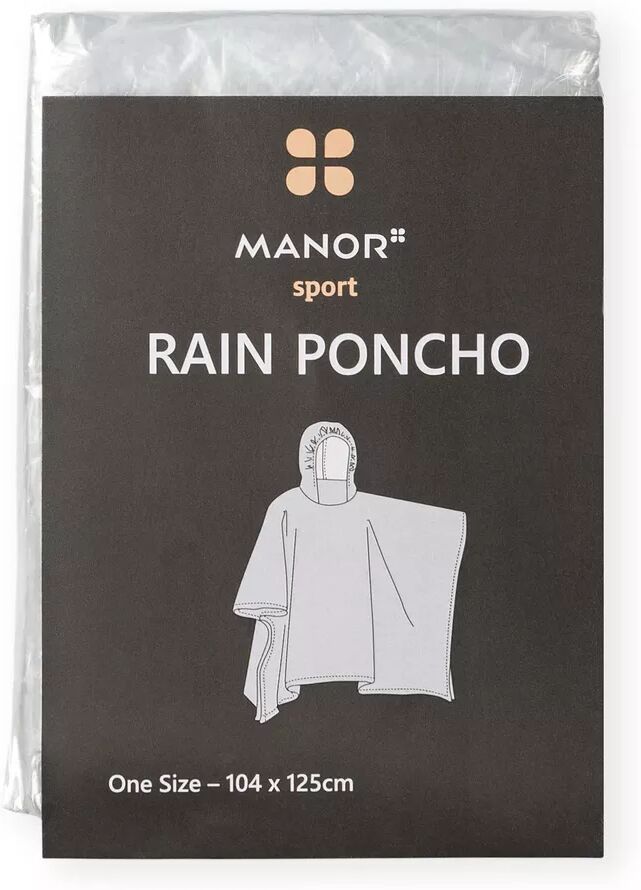 Manor Sport - Regenponcho, für Damen, Transparent, Größe Onesize