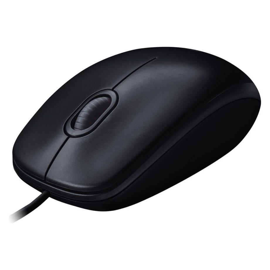 Logitech MOUSE USB OPTICAL M90/BLACK 910-001793 (Kabelgebunden) (25224577)