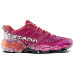 La Sportiva La Sportiva La Sportiva Damen Akasha II Trailrunningschuhe Cherry/Tomato - Mehrfarbig - 40