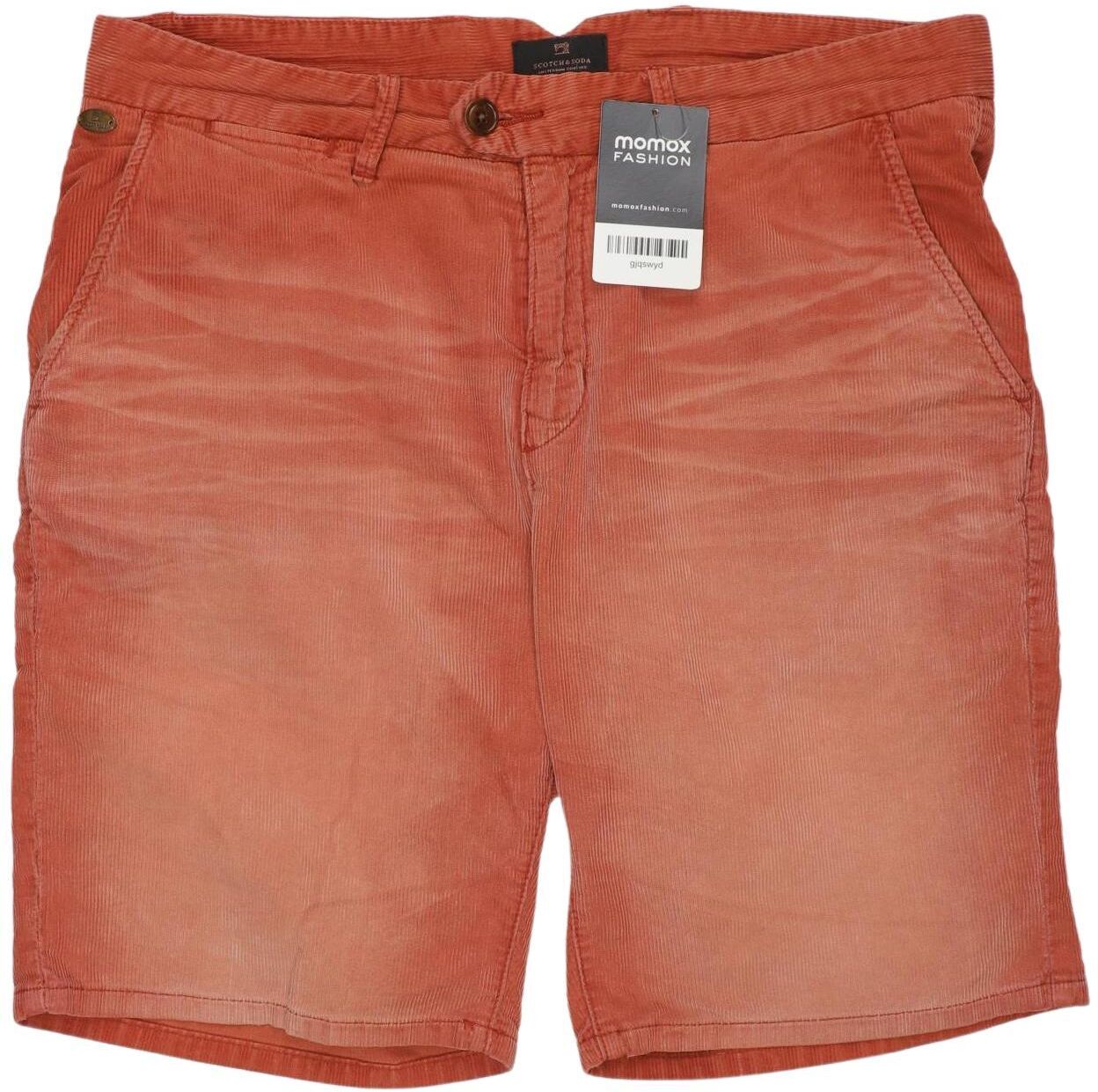 Scotch & Soda Herren Shorts, Orange, Gr. W30, kein / Etikett - Second Hand