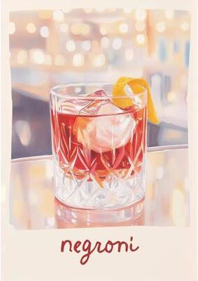 Uplift Picks Italian Food Wall Art Aperol Spritz Cocktail Kitchen Poster Pizza Wine Canvas Decor 05 30x45 Cm unframed