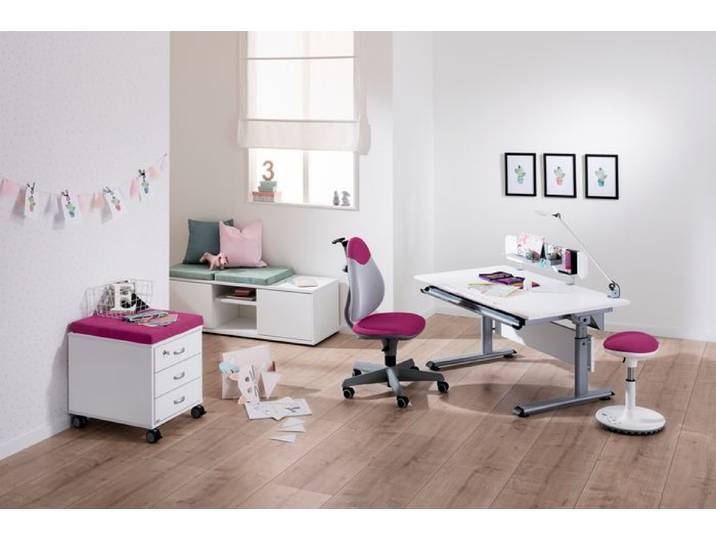 Hocker Speedy Brombeer Stoff Sitzhocker