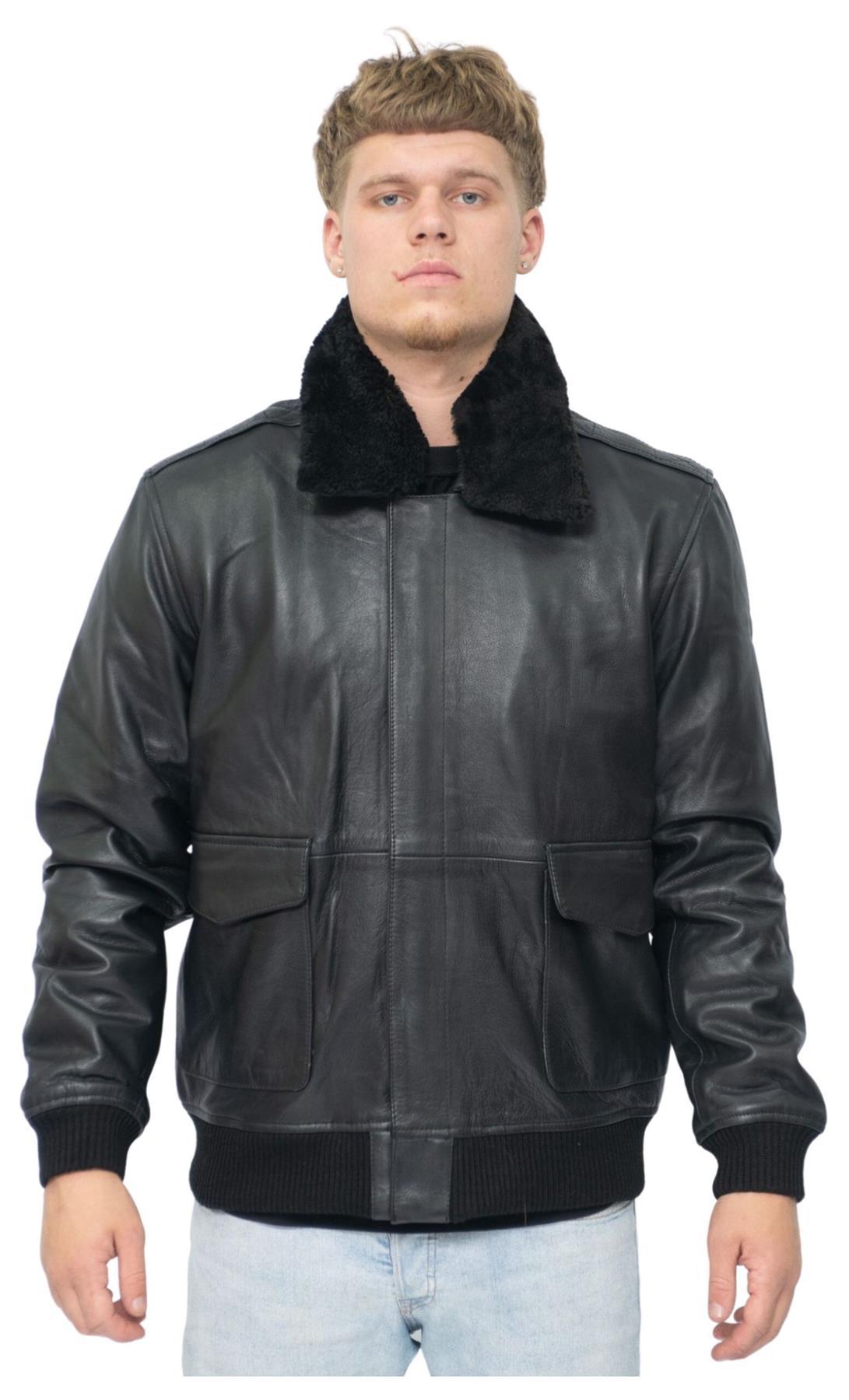 Herren Air Force A2 Rindsleder-Bomberjacke – Montreal