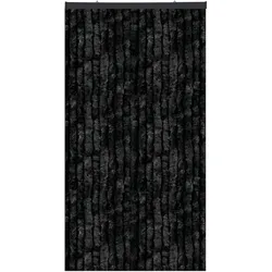 Arsvita Flauschvorhang 90x220 Unistreifen schwarz