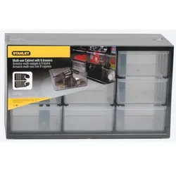 STANLEY Kleinteilemagazin 37x21x16cm 9 Schubl. Kunststoffrahmen geeignet - 1-93-978