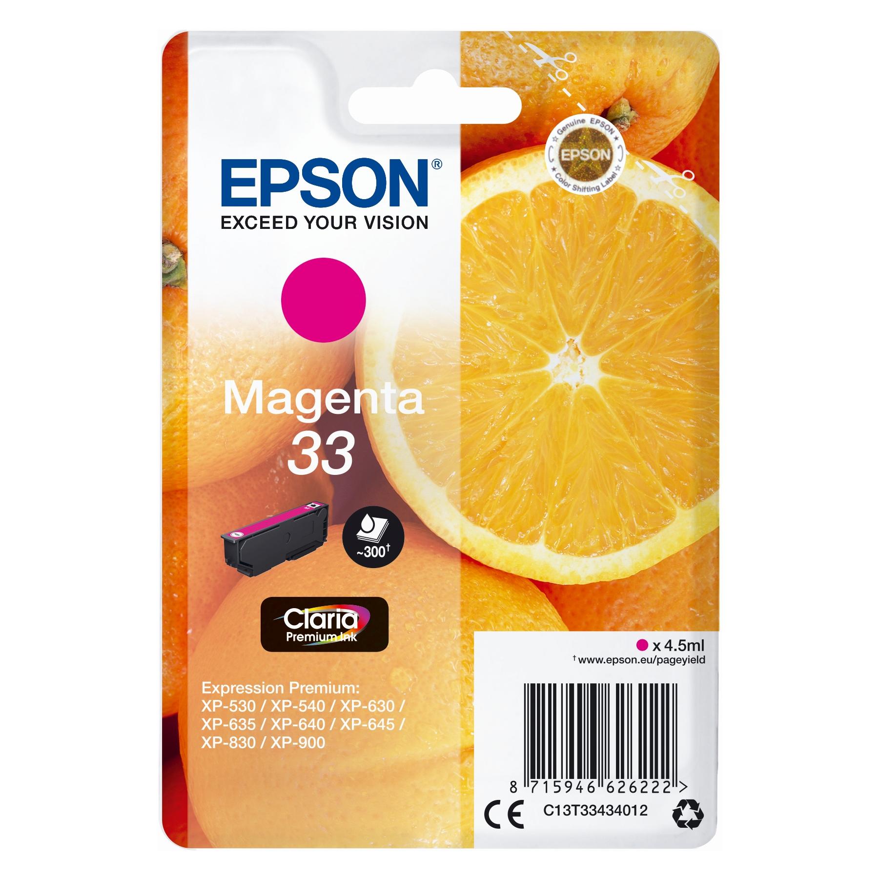 Epson 27 ink cartridge mag (Y) (C13T27034022)