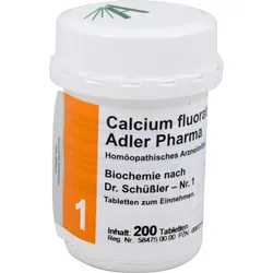 Biochemie Adler 1 Calcium Fluoratum D12 Adler Phar 200 ST
