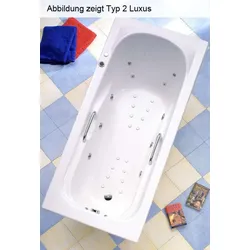 Ottofond Whirlpool Rechteckbadewanne Korfu 170 x 80 - Baden