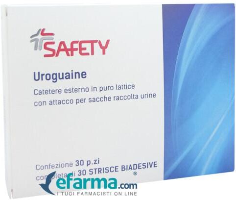 Safety Uroguaina Catetere Esterno In Lattice Con Attacco Per Sacche Raccolta Urine 30 mm 30 Pezzi