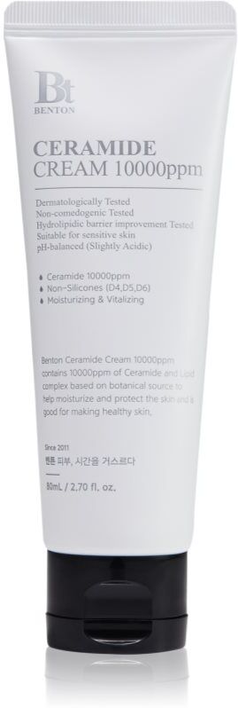 Benton Ceramide crème apaisante et hydratante pour la régénération de la peau 80 ml
