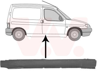 Van Wezel Einstiegblech 0903102 Rechts